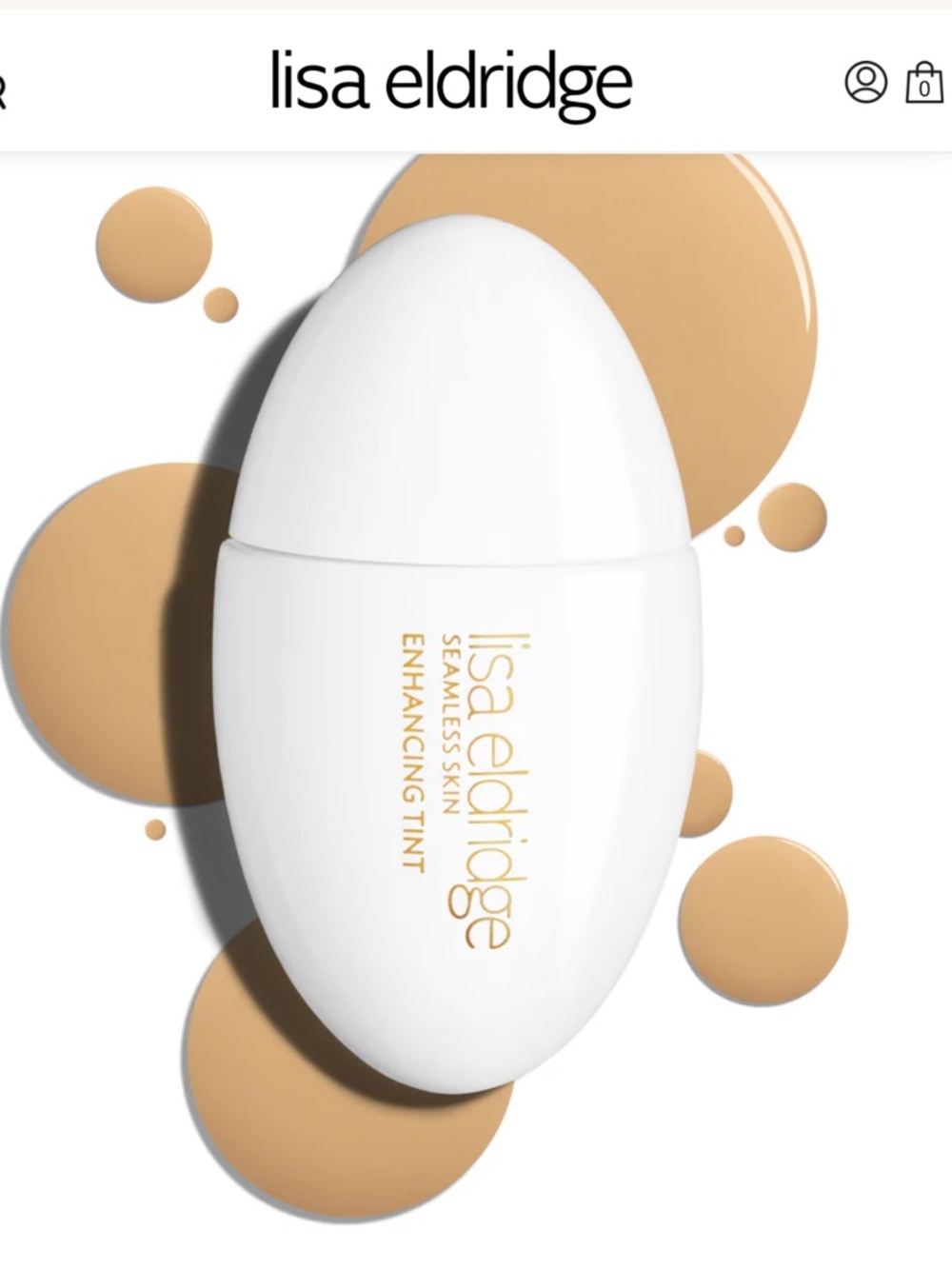 lisa eldridge Seamless Skin Enhancing Tint – Shade T6
